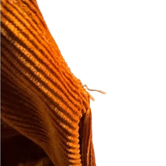 Anthropologie Rust Corduroy Wide Leg Pants Size 31 High Rise Soft Fall Trousers - Picture 11 of 11